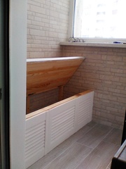 Шкаф на балкон (ящик сидушка) - foto 18