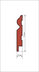 Плинтус МДФ ,  Европлинтус,  26 цветов. Высота 55,  82,  110 мм - foto 3