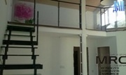 Стеклянная лестница с зелёными ступенями от ДОМ  - foto 1