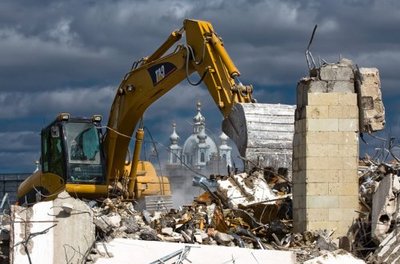 демонтаж дома,  снос старого дома разборка старых домов,   - main