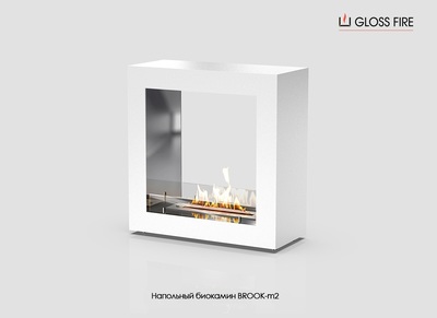 Підлоговий біокамін Brook 500-m2 Gloss Fire  - main