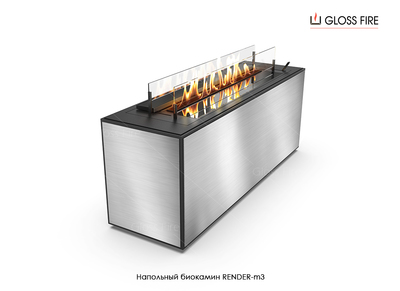 Підлоговий біокамін Render 900-m3 Gloss Fire  - main