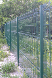 Купить оцинкованный забор для дачи из сварной сетки секционного типа - foto 0