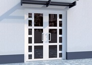 Входные двери металлопластиковые Рехау Rehau от Дизайн Пласт ТМ - foto 4