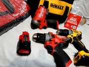 Оригинальный шуруповерт  Milwaukee,  DeWalt,  Bosch. - foto 0