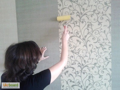 Поклейка шпалер Київ Фарбування стін  - main