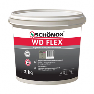 SCHÖNOX WD FLEX Зручна,  водовідштовхувальна,  еластична затиркa 2kg  - main