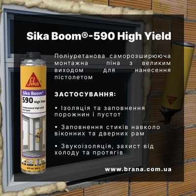 Монтажна піна Sika Boom -590 High Yield - main