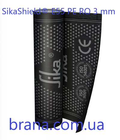 Бітумна мембрана SikaShield® E55 PE RO 3 mm,  для нижнього шару. - main