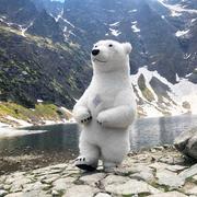 Надувний костюм «Білий Ведмідь» від виробника. - foto 1