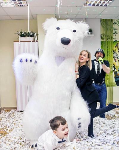 Надувний костюм «Білий Ведмідь» від виробника. - main