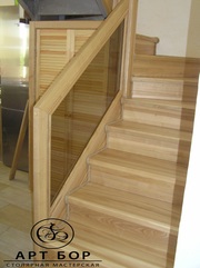 Деревянные лестницы  - foto 0