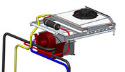 Кондиціонер для трактора МТЗ з наддаховим конденсатором - foto 3