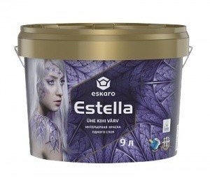 Eskaro Estella глубокоматовая краска для внутренних работ 9л - main