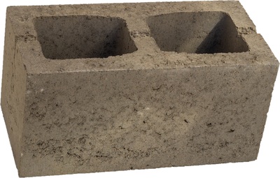 Блок бетонний вібропресований 390х190х190 мм - main