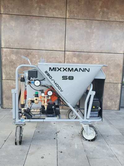 Штукатурна станція MIXXMANN S8,  230V або 400V. - main