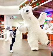 Надувний костюм Білий Ведмідь,  Надувной костюм Белый Медведь - foto 1